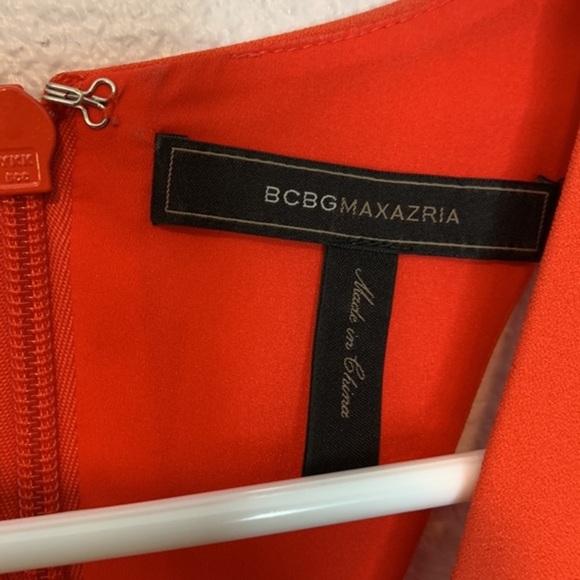 BCBG Red Strappy Pocket Dress - Clayre - Picture 5 of 8